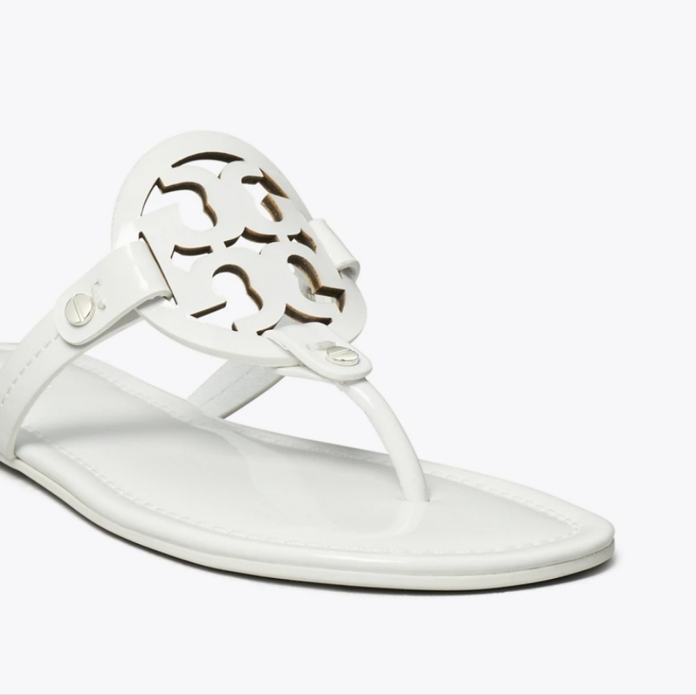 New TORY BURCH MILLER PATENT SANDAL Size 9